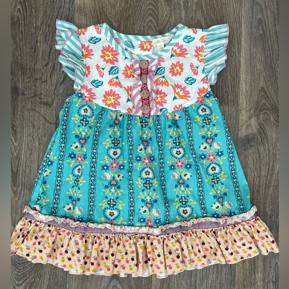 Matilda Jane Other - Matilda Jane Girls Tunic Top Size 6 Floral Mixed Print cottagecorekids
